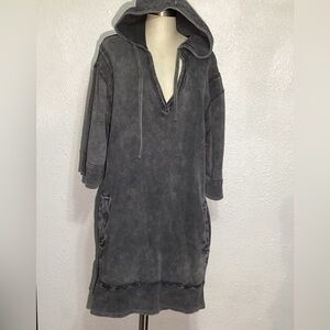 Daily practice by Anthropologie sport hoodie mini dress size large Dress